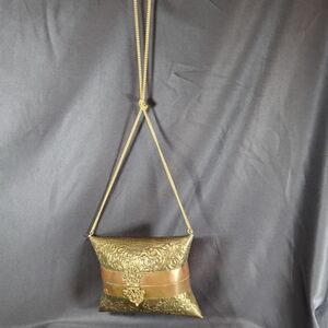 60's Brass and Copper Pillow Purse